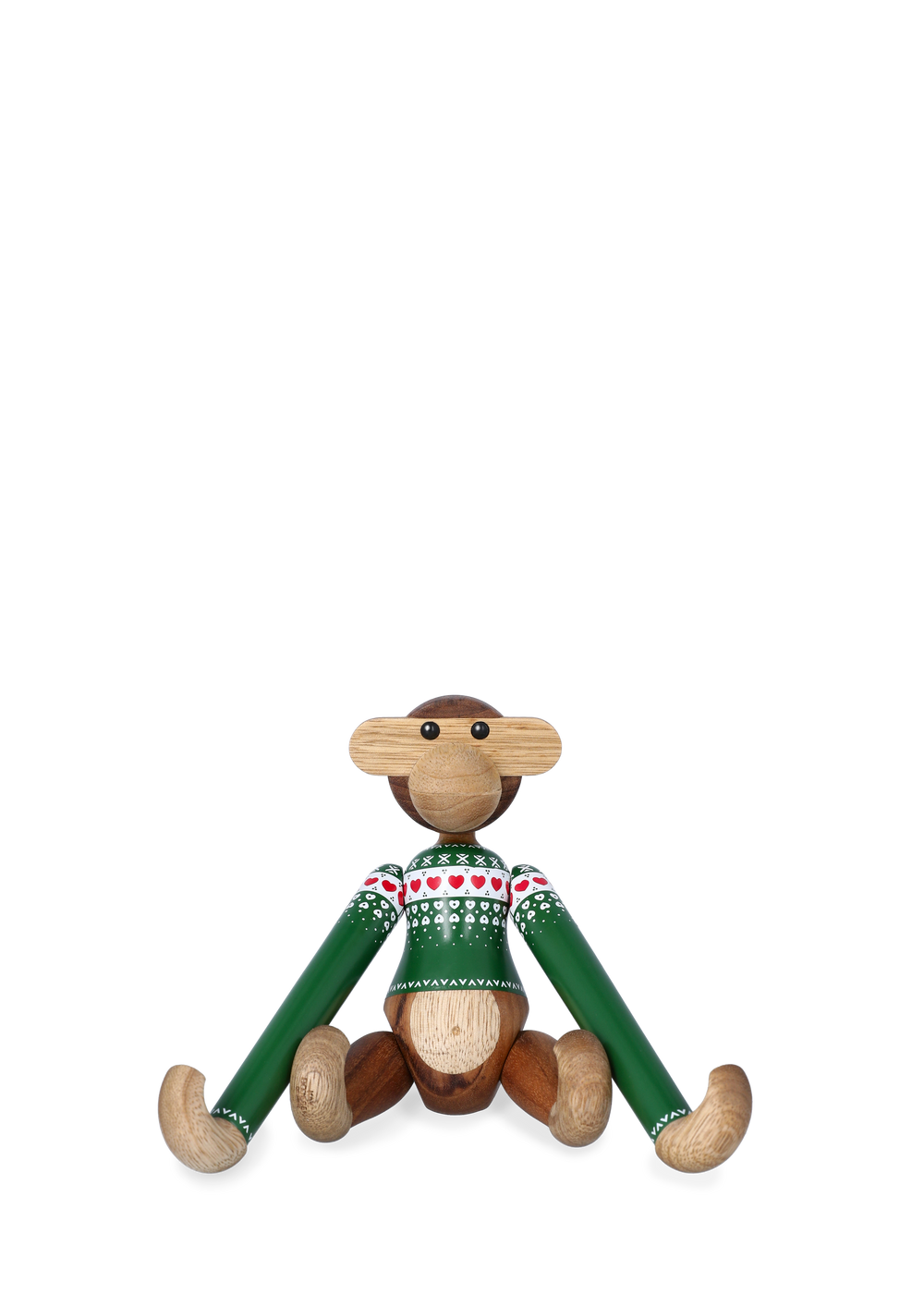 Monkey Christmas Jumper 2025 small green