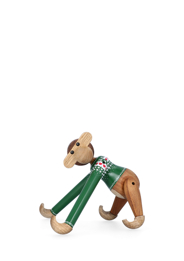 Monkey Christmas Jumper 2025 small green