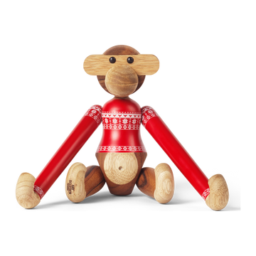 Monkey Christmas Jumper 2024 small teak/limba