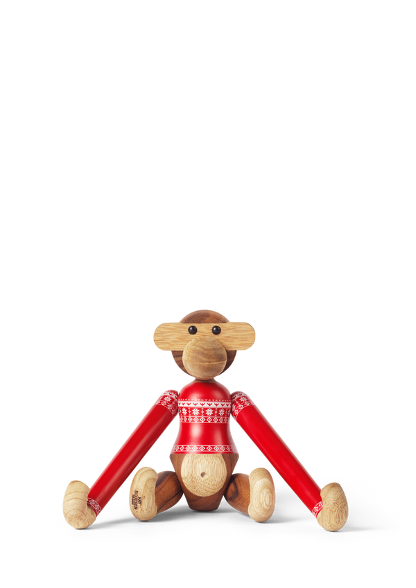 Monkey Christmas Jumper 2024 small teak/limba