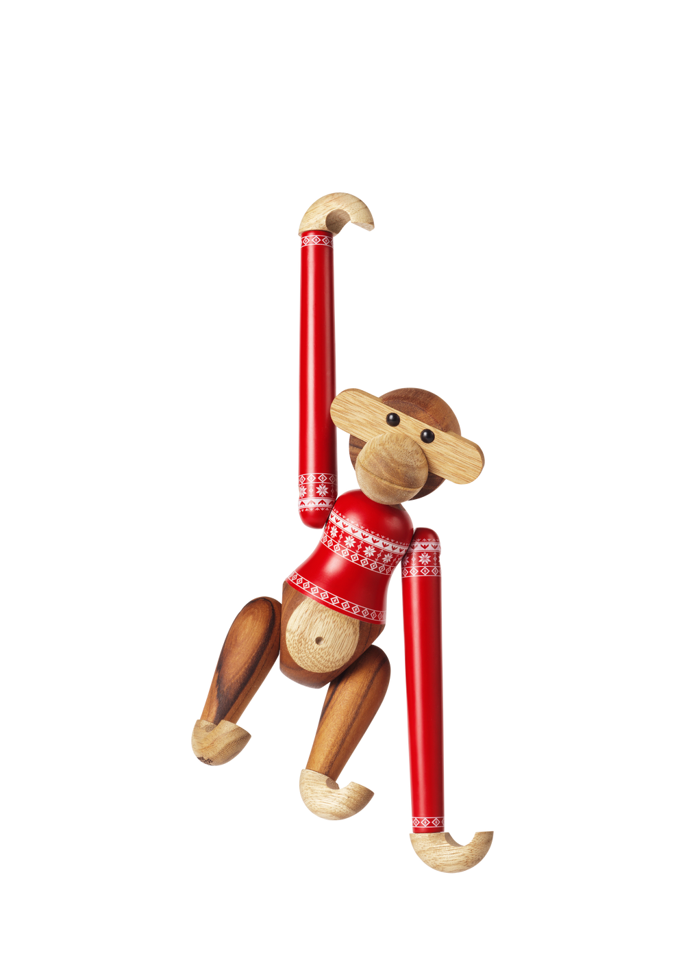Monkey Christmas Jumper 2024 small teak/limba
