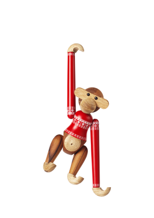 Monkey Christmas Jumper 2024 small teak/limba