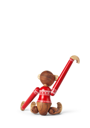 Monkey Christmas Jumper 2024 small teak/limba
