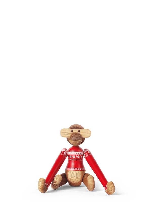 Monkey Christmas Jumper 2024 mini teak/limba