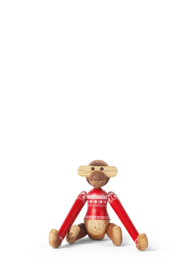Monkey Christmas Jumper 2024 mini teak/limba