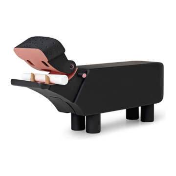 Hippo H12.5 cm black