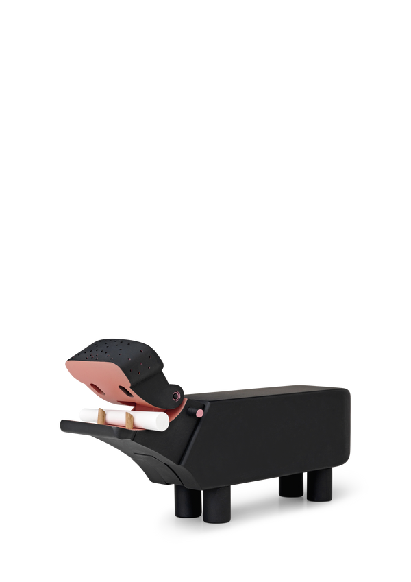 Hippo H12.5 cm black