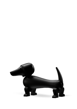 Dog medium dark stained oak