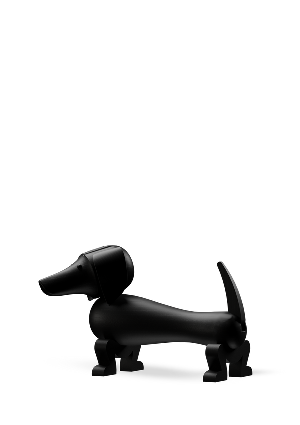 Dog medium dark stained oak