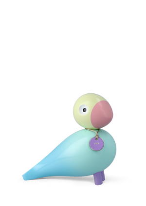 Story Bird Joy H15.5 cm aqua