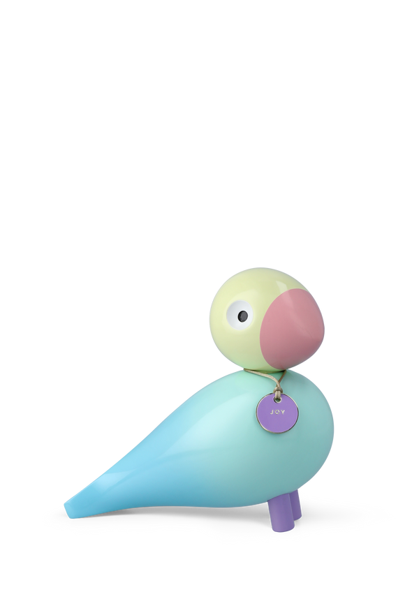 Story Bird Joy H15.5 cm aqua