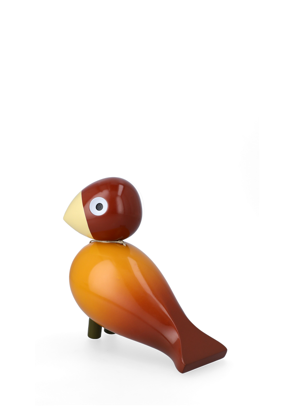 Story Bird Cosy H15.5 cm orange