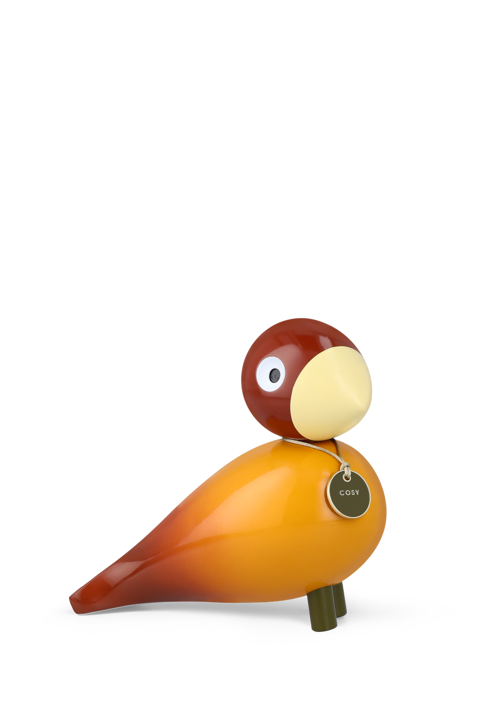 Story Bird Cosy H15.5 cm orange