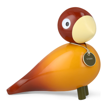 Story Bird Cosy H15.5 cm orange