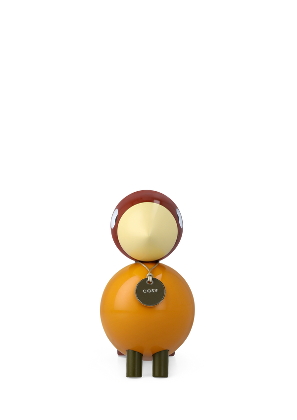 Story Bird Cosy H15.5 cm orange