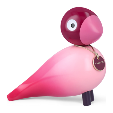 Story Bird Passion H15.5 cm pink