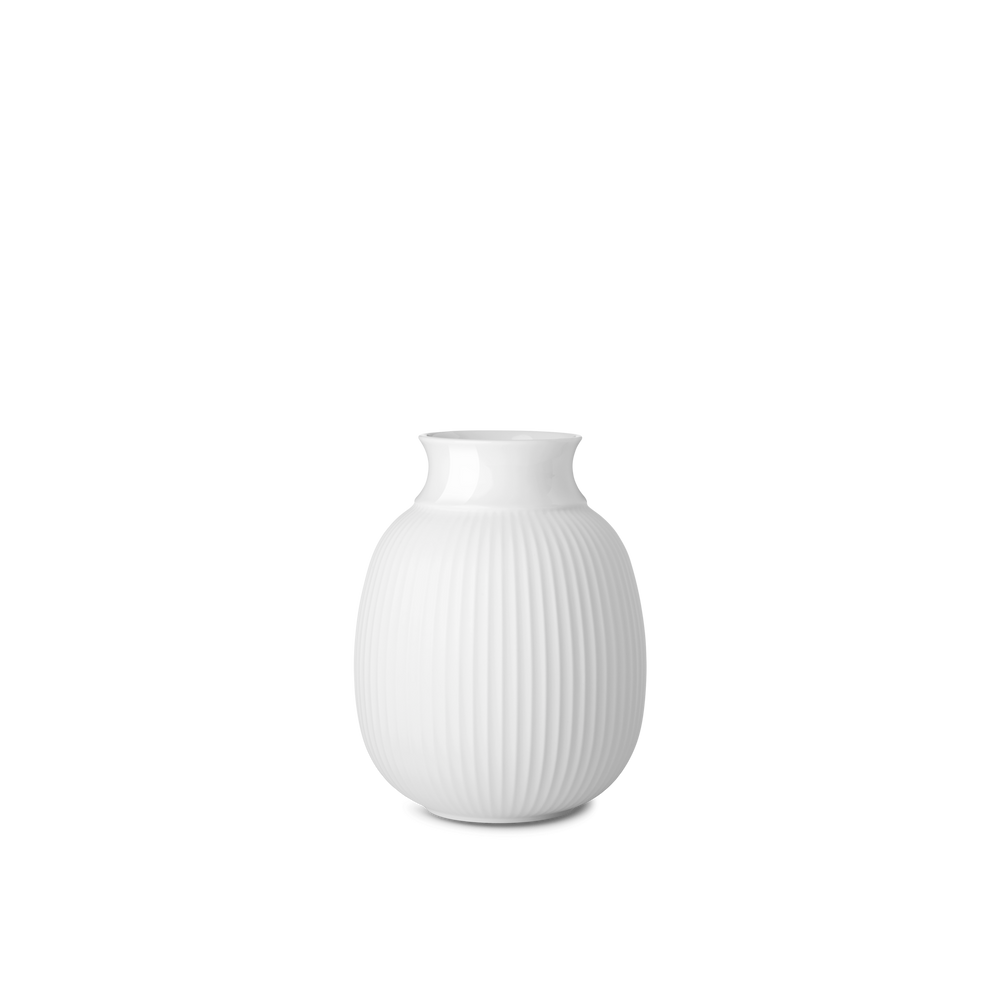 Curve Vase H12.5 cm white