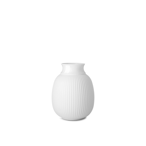 Curve Vase H12.5 cm white