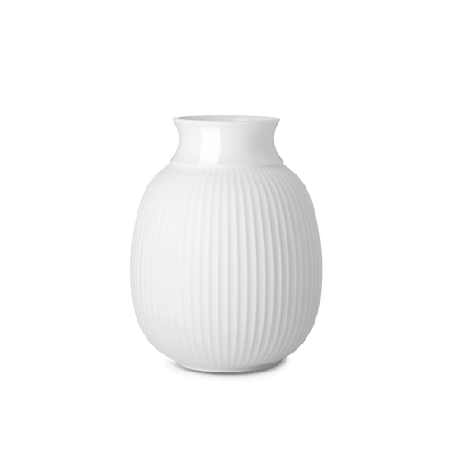 Curve Vase H17.5 cm white