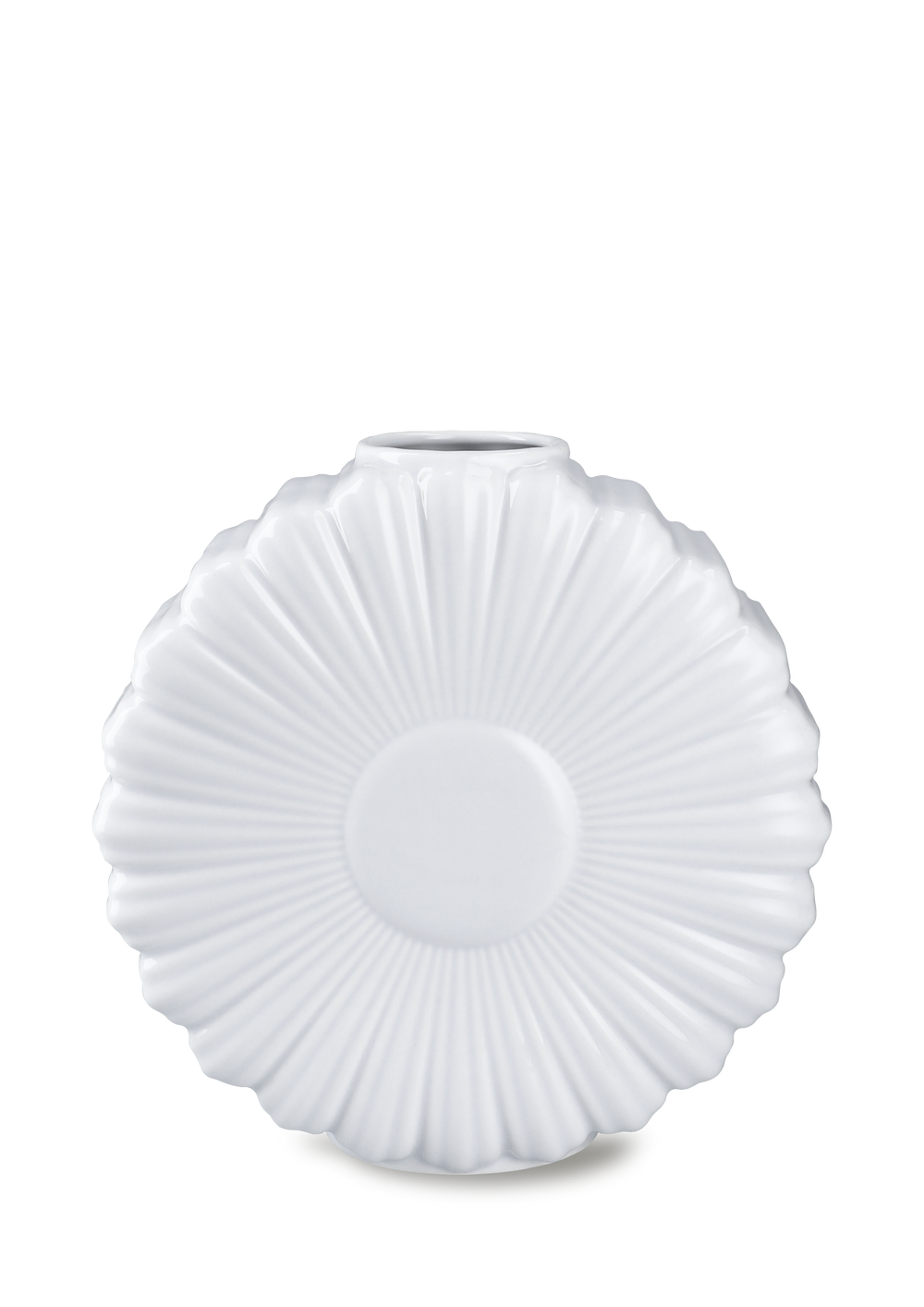 Flower Vase Daisy H21 cm white porcelain