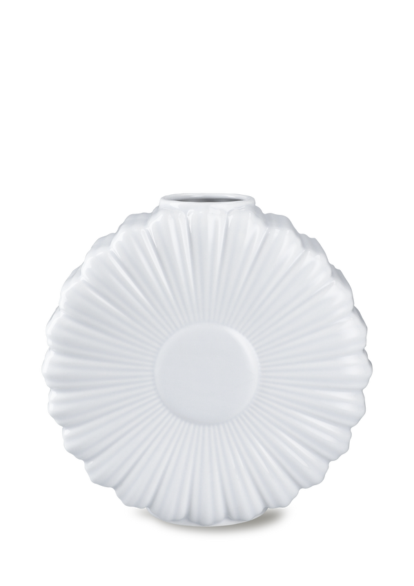Flower Vase Daisy H21 cm white porcelain