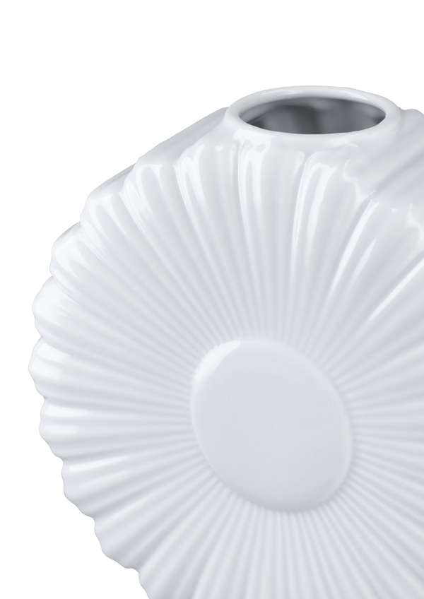 Flower Vase Daisy H21 cm white porcelain