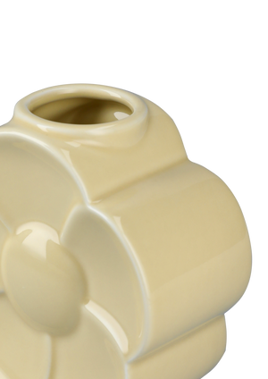 Flower Vase Buttercup H11.5 cm sand porcelain