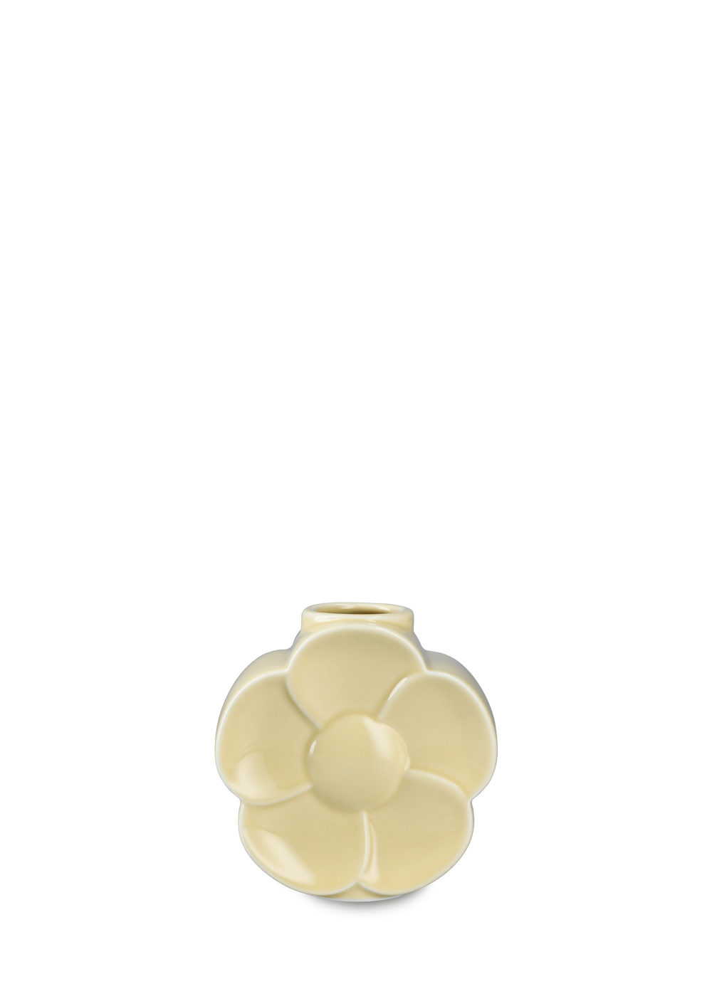 Flower Vase Buttercup H11.5 cm sand porcelain