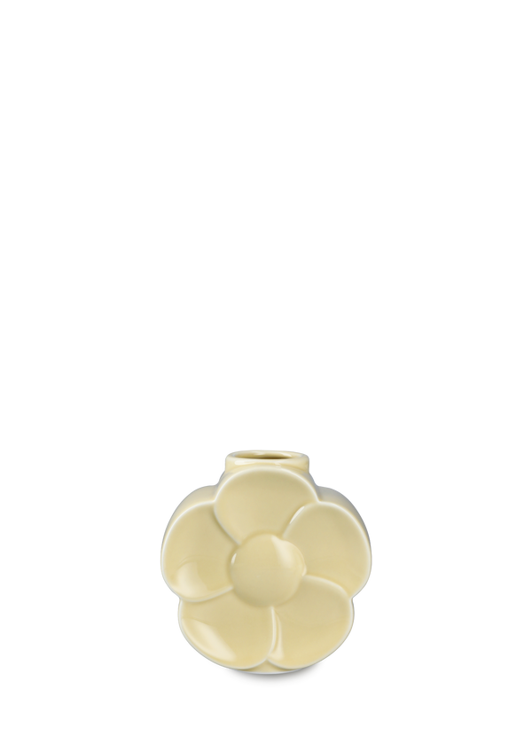 Flower Vase Buttercup H11.5 cm sand porcelain