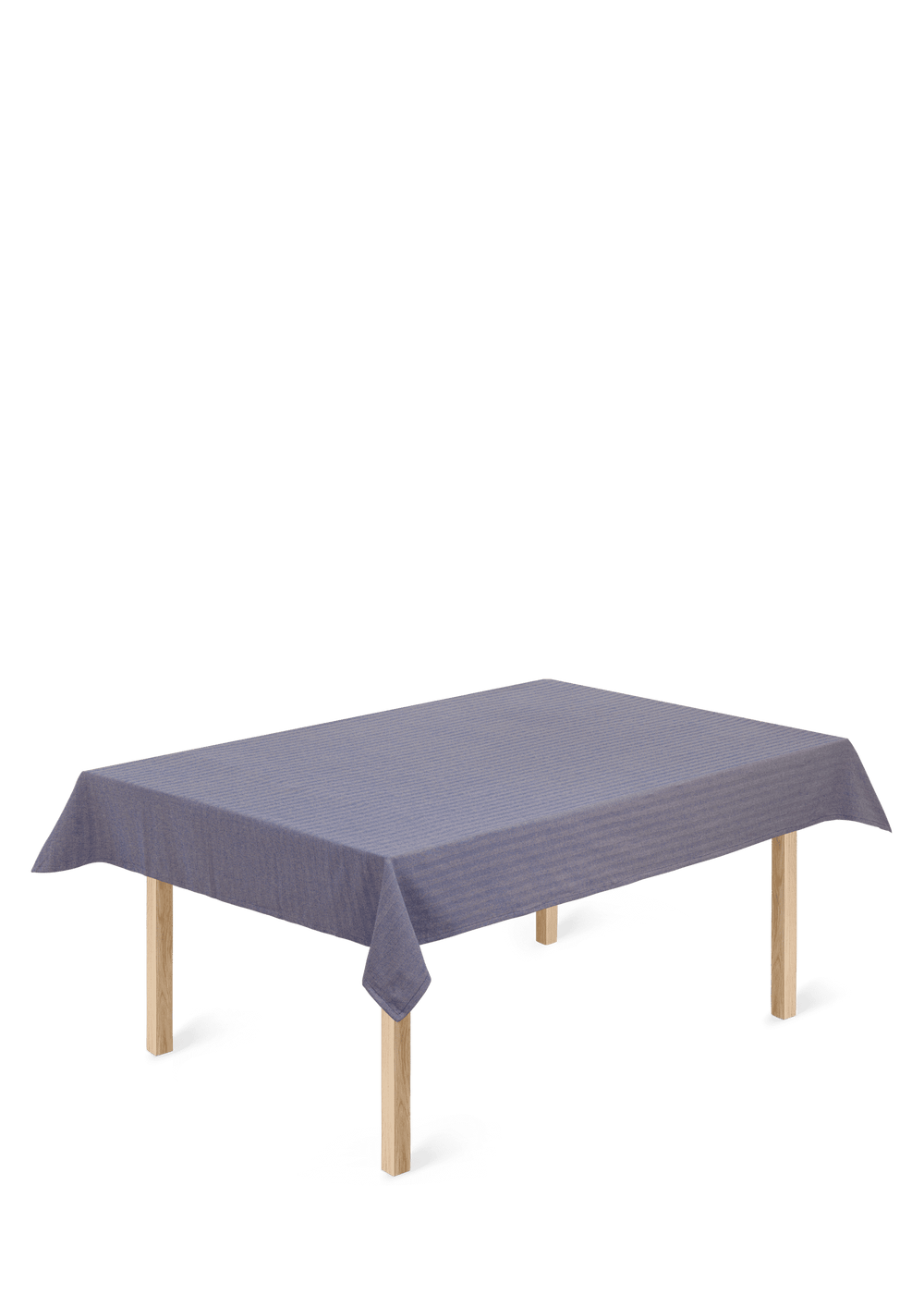 Herringbone Tablecloth 150x220 cm Blue