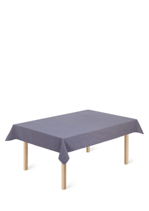 Herringbone Tablecloth 150x220 cm Blue