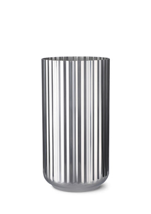 Lyngby 1936 Steel Vase H20.5 cm