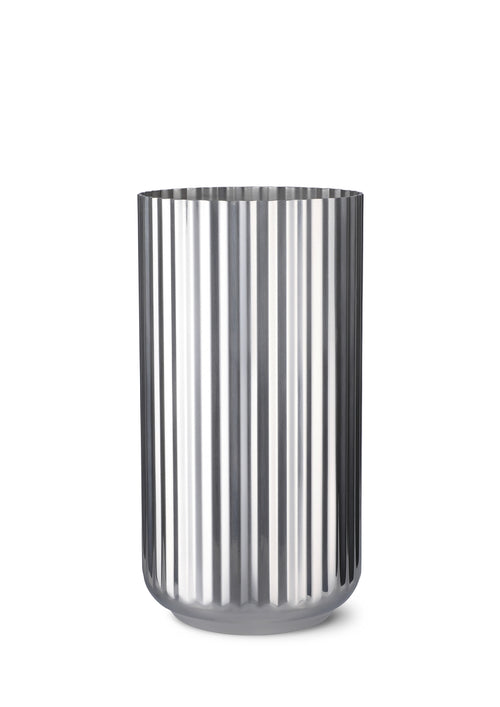 Lyngby 1936 Steel Vase H20.5 cm