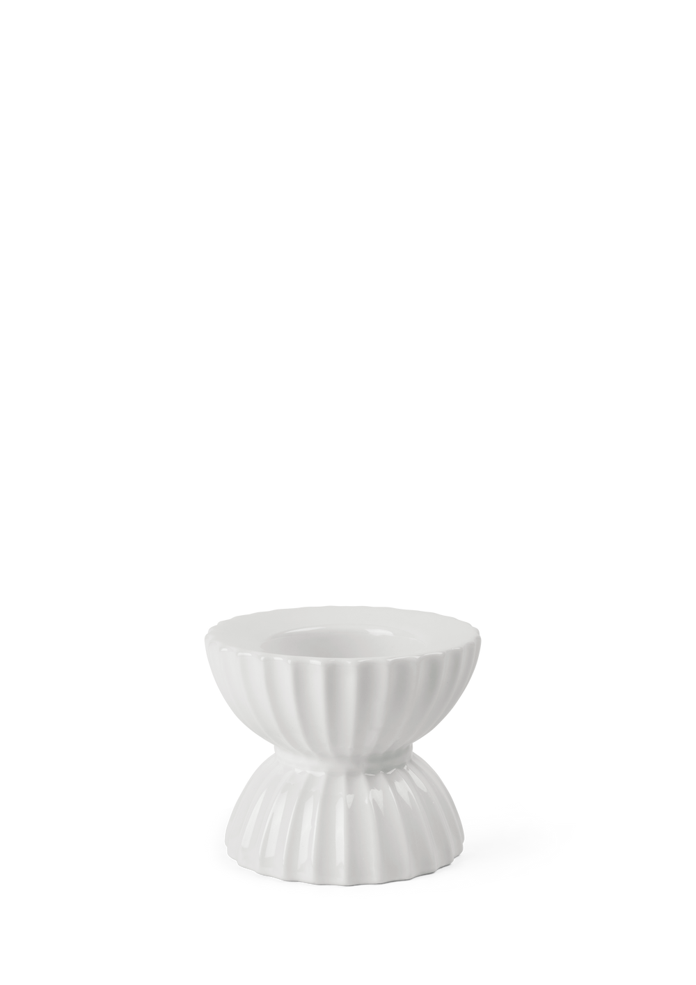 Lyngby Tura Tealight holder Ø8 cm white