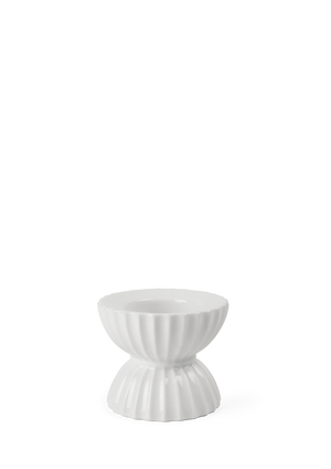 Lyngby Tura Tealight holder Ø8 cm white