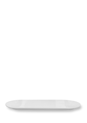 Lyngby Tura Oval serving dish 48x20 cm white