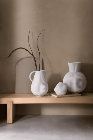 Lyngby Tura Vase H34 cm white porcelain