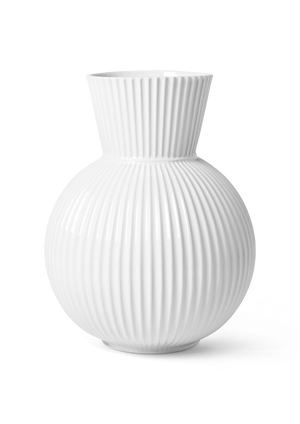 Lyngby Tura Vase H34 cm white porcelain