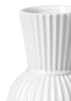 Lyngby Tura Vase H18 cm white porcelain