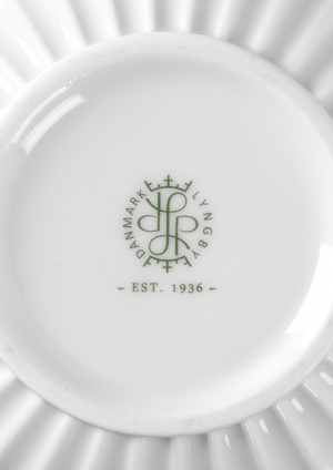 Lyngby Tura Vase H18 cm white porcelain