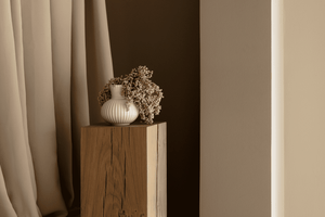 Lyngby Tura Vase H14.5 cm white porcelain
