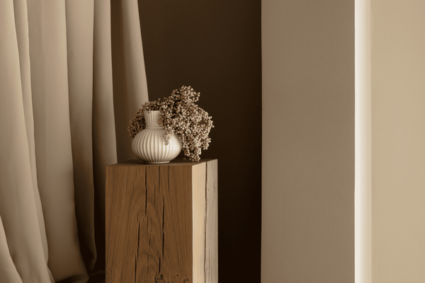 Lyngby Tura Vase H14.5 cm white porcelain