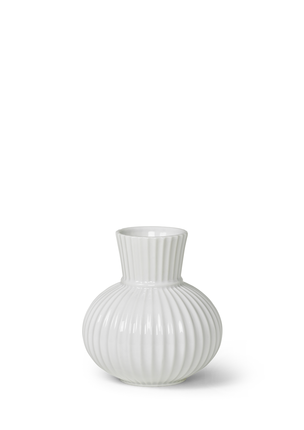 Lyngby Tura Vase H14.5 cm white porcelain