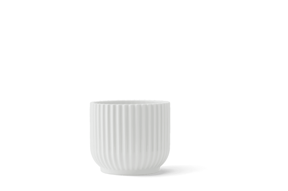 Lyngby Flowerpot small white
