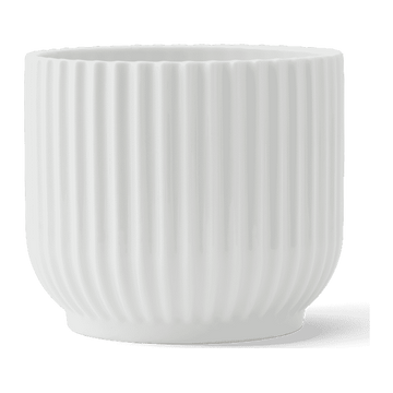 Lyngby Flowerpot small white