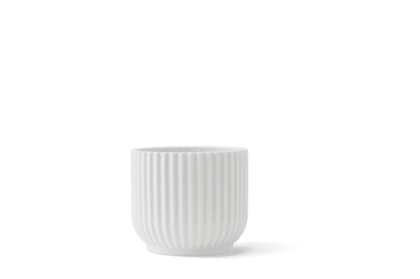 Lyngby Flowerpot small white