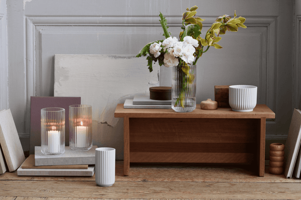 Lyngby Flowerpot small white
