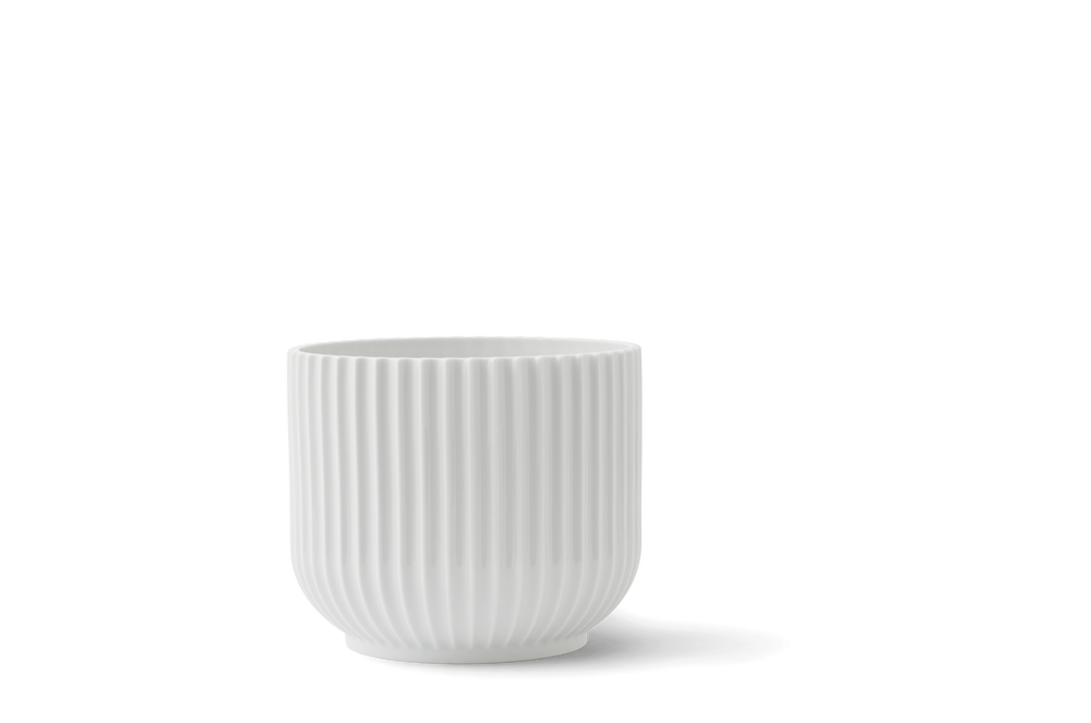 Lyngby Flowerpot medium white