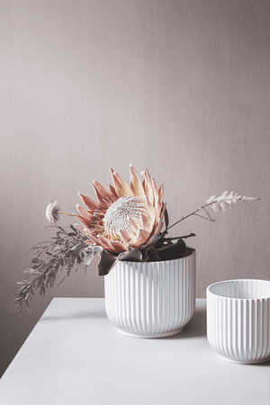 Lyngby Flowerpot large white