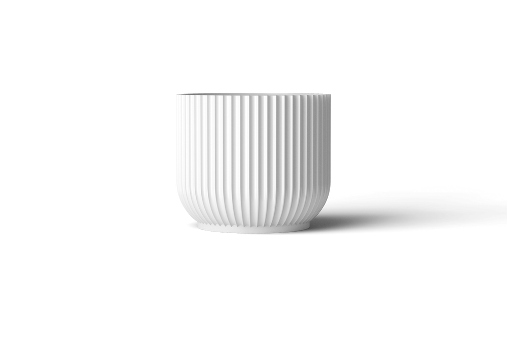 Lyngby Flowerpot large white